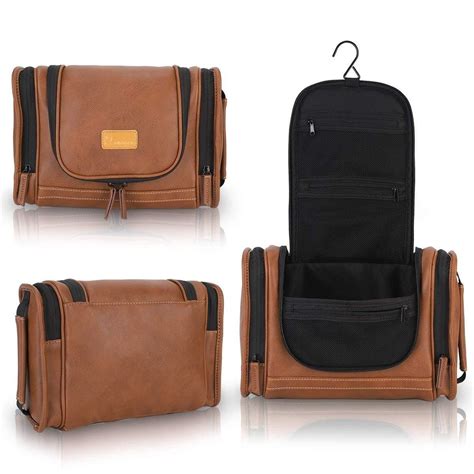 men's hanging travel toiletry bag